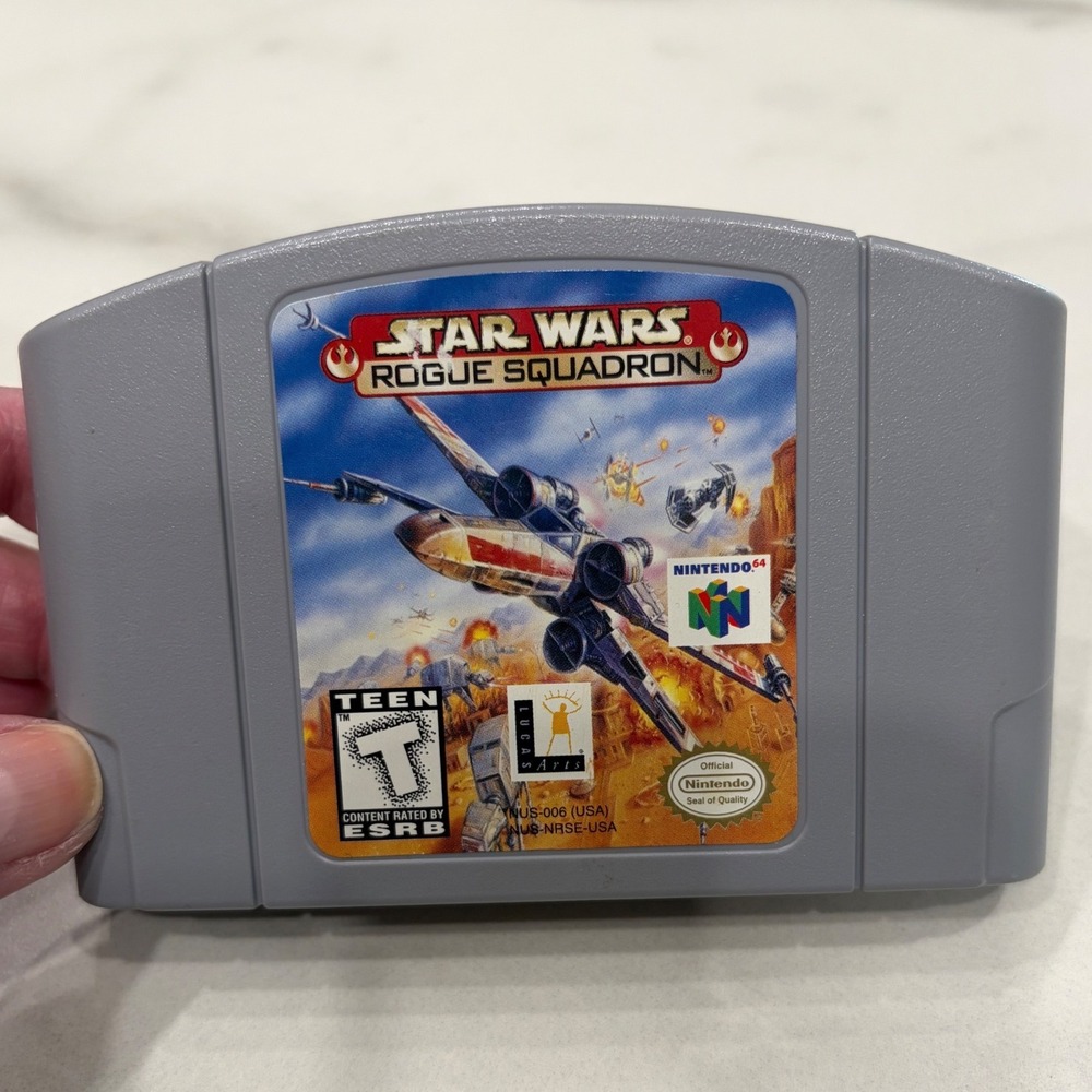 Nintendo iStar Wars Rogue Squadron Excellent N64 Game Cartridge Unisex OS